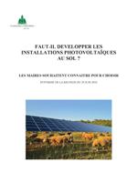 Faut-il développer les installations photovoltaïques au sol ?