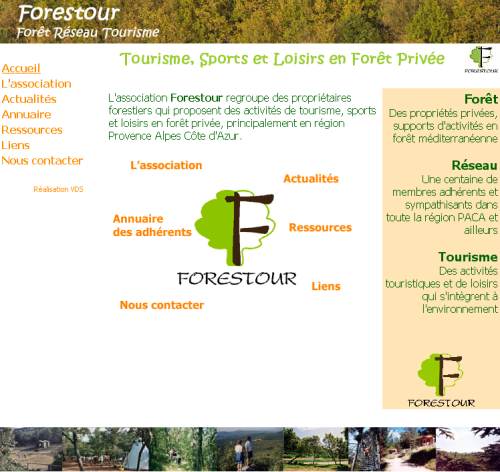 Site Internet de FORESTOUR : http://www.forestour-paca.org 