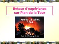 Diaporama de présentation du retour d'expérience de Plan de la Tour - EGA
